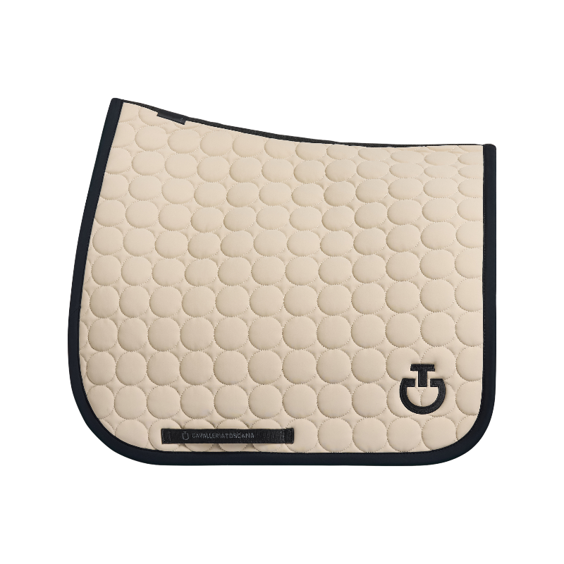 Cavalleria Toscana - Tapis de dressage Circle Quilted champagne | - Ohlala