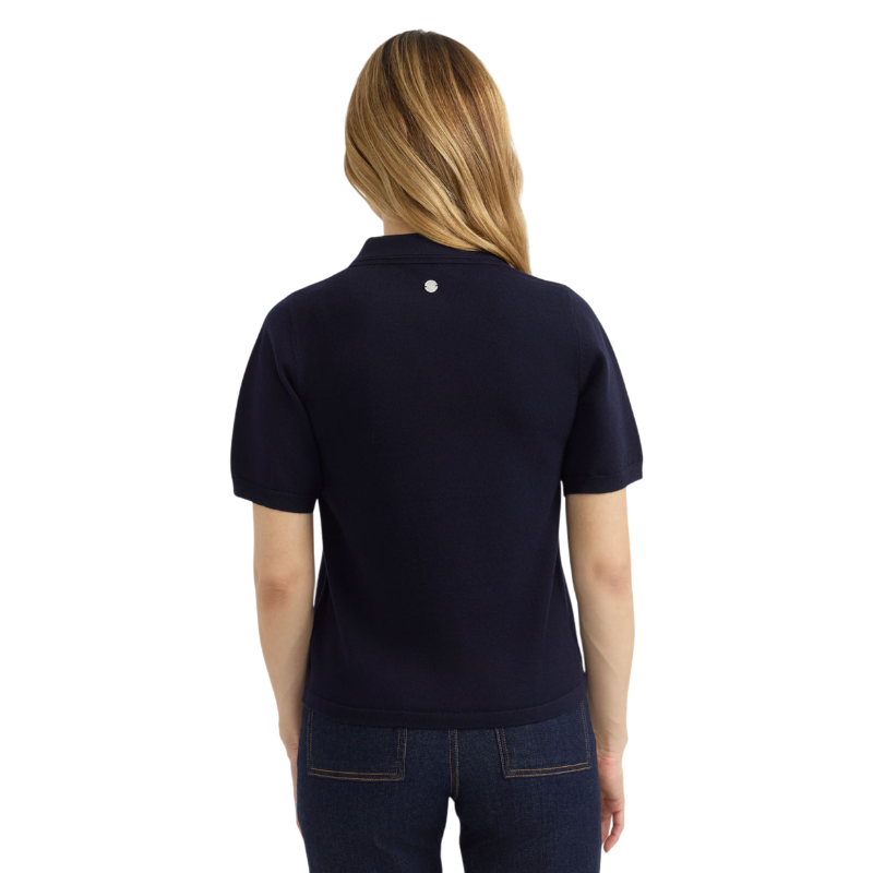 Harcour - Women's Cherry Navy Short-Sleeve Polo