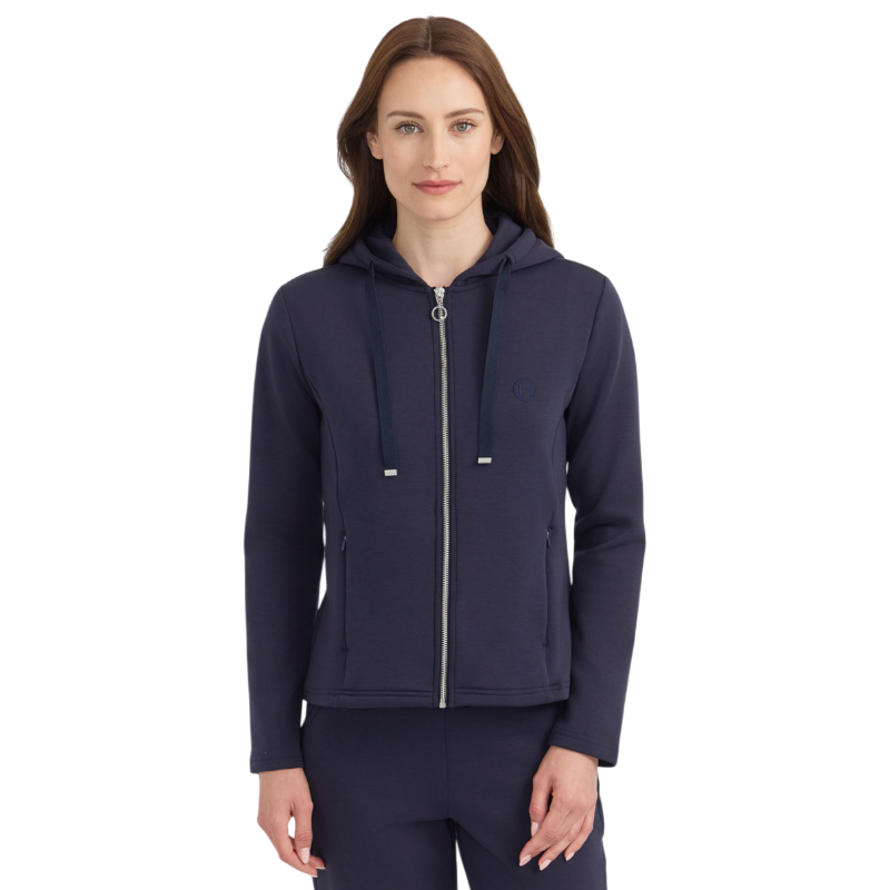 Harcour - Damen-Sweatshirt mit Reißverschluss Clarianne marine