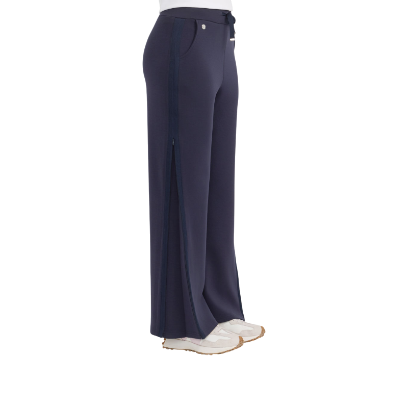 Harcour - レディースニットパンツ Clarisse マリンブルー