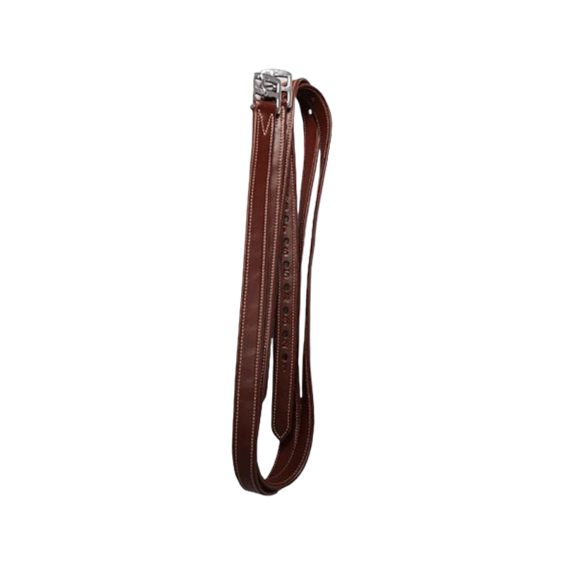 Canter - Nylon and tobacco leather stirrup leathers 