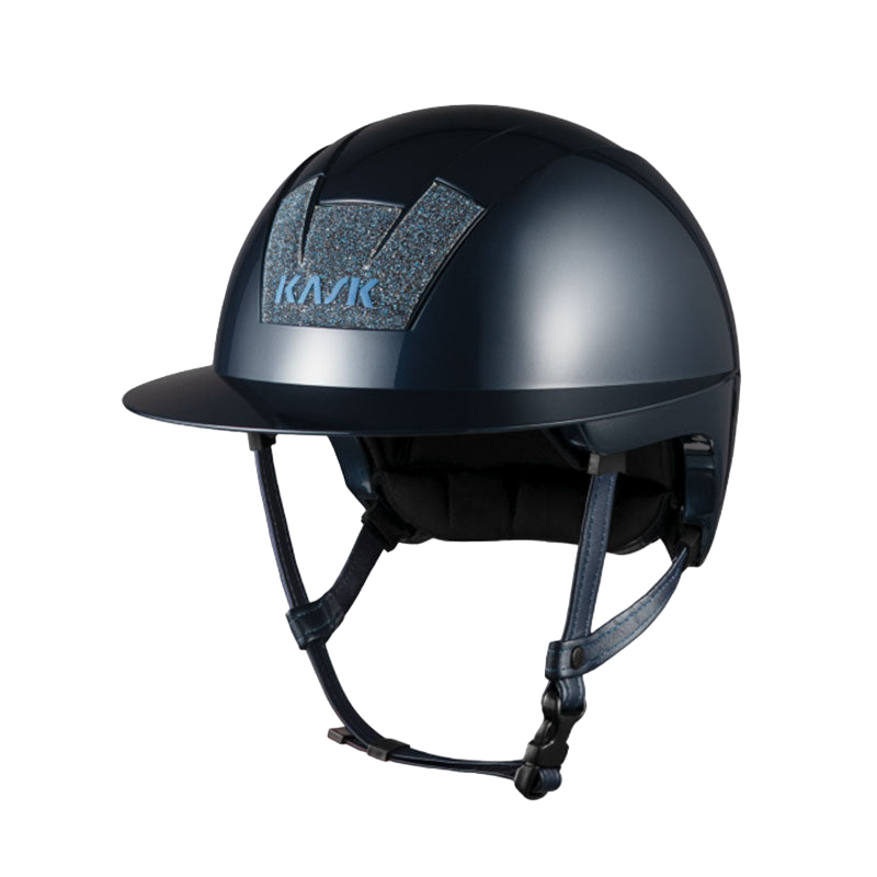 Kask - Casque d'équitation Kooki Lady Crystals Carpet marine shine | - Ohlala