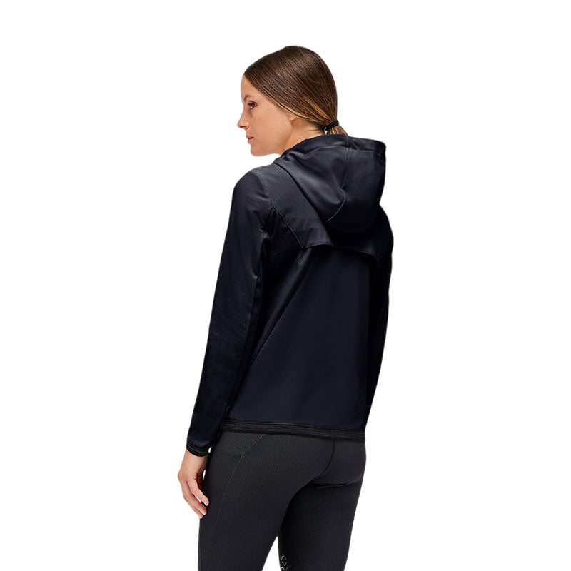 Cavalleria Toscana - Women's Navy Softshell Hooded Jacket