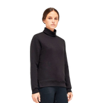 Cavalleria Toscana - Dames sweater met opstaande kraag zwart | - Ohlala