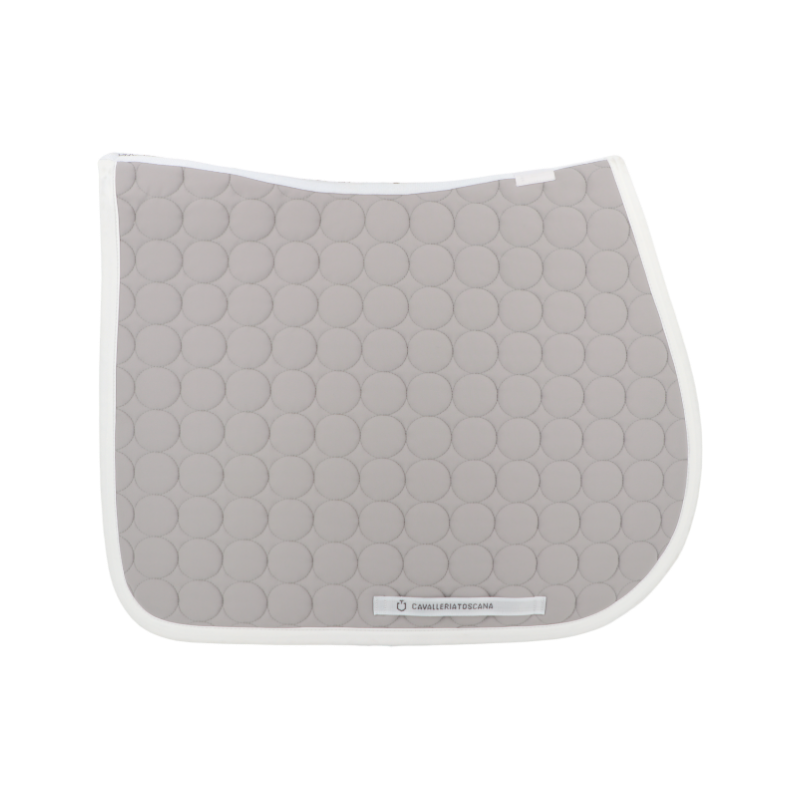 Cavalleria Toscana - Tapis de selle Circle Quilted light grey