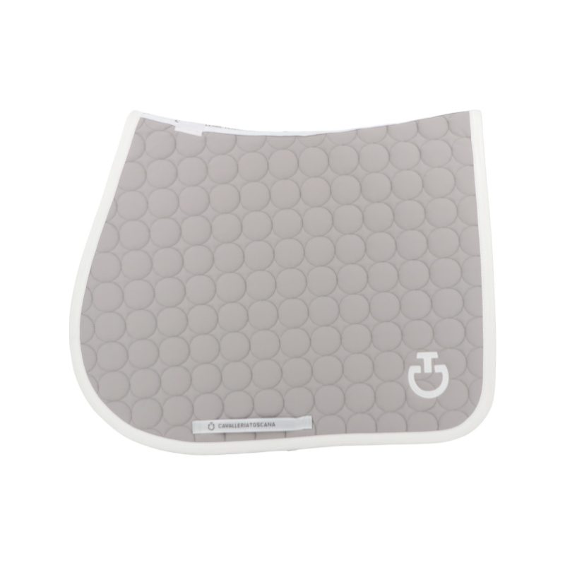 Cavalleria Toscana - Tapis de selle Circle Quilted light grey