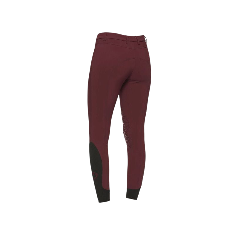 Cavalleria Toscana - Unisex children's riding pants Grip burgundy