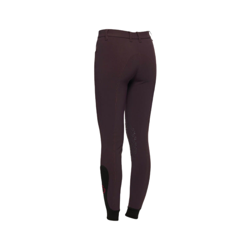 Cavalleria Toscana - Pantalon d'équitation enfant unisexe Logo CT myrtille