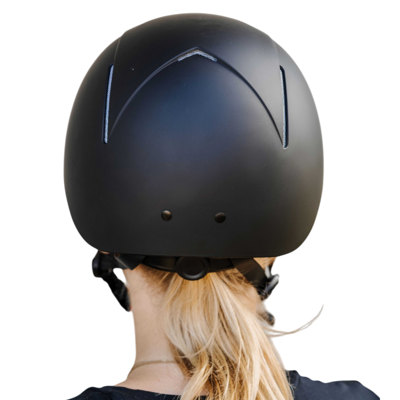 Choplin - Kask jeździecki Plume czarny mat