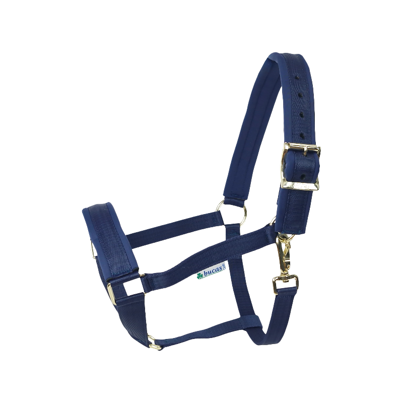 Bucas - Comfort Headcollar Navy/Navy