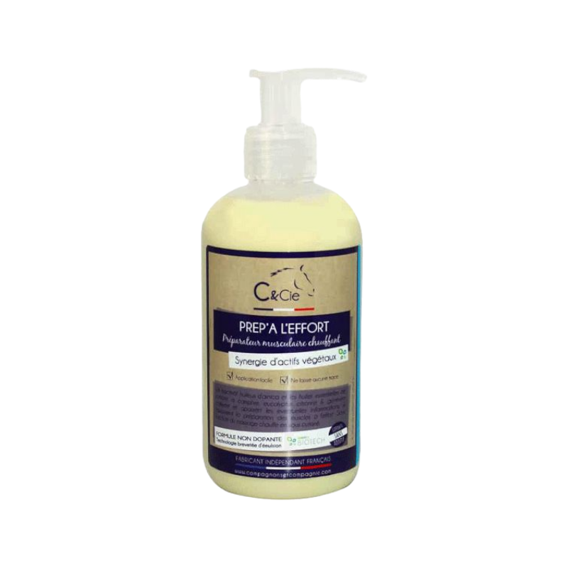 Compagnons & Cie - Gel de massage chauffant Prep' à l'effort 250 ml | - Ohlala