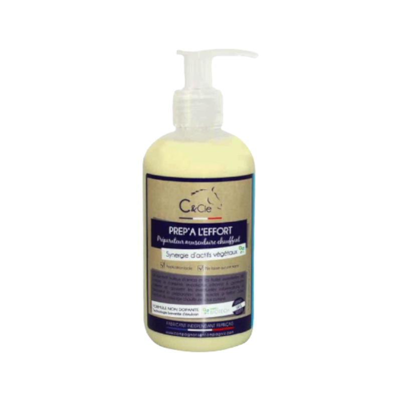 Compagnons & Cie - Prep heating massage gel with effort