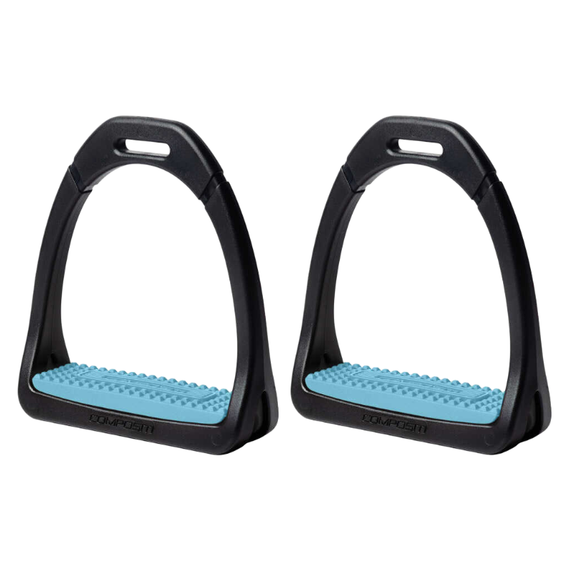 Compositi - Étriers Premium enfant turquoise | - Ohlala