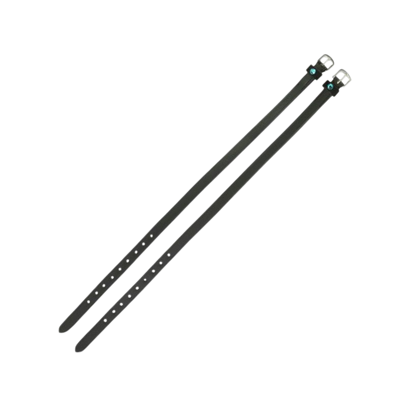 Norton - Solitaire spur straps black/turquoise