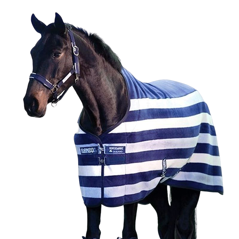 Horseware - Chemise polaire Rambo Deluxe marine | - Ohlala