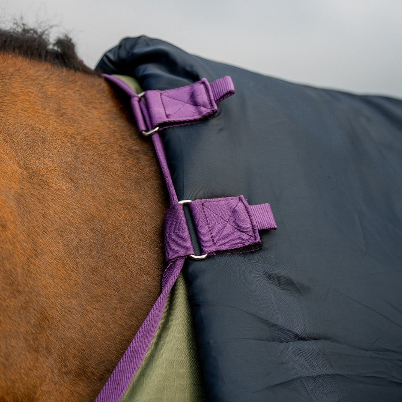 Horseware - Couverture d'extérieur Amigo Hero Ripstop Plus bramble/ winterberry 200g
