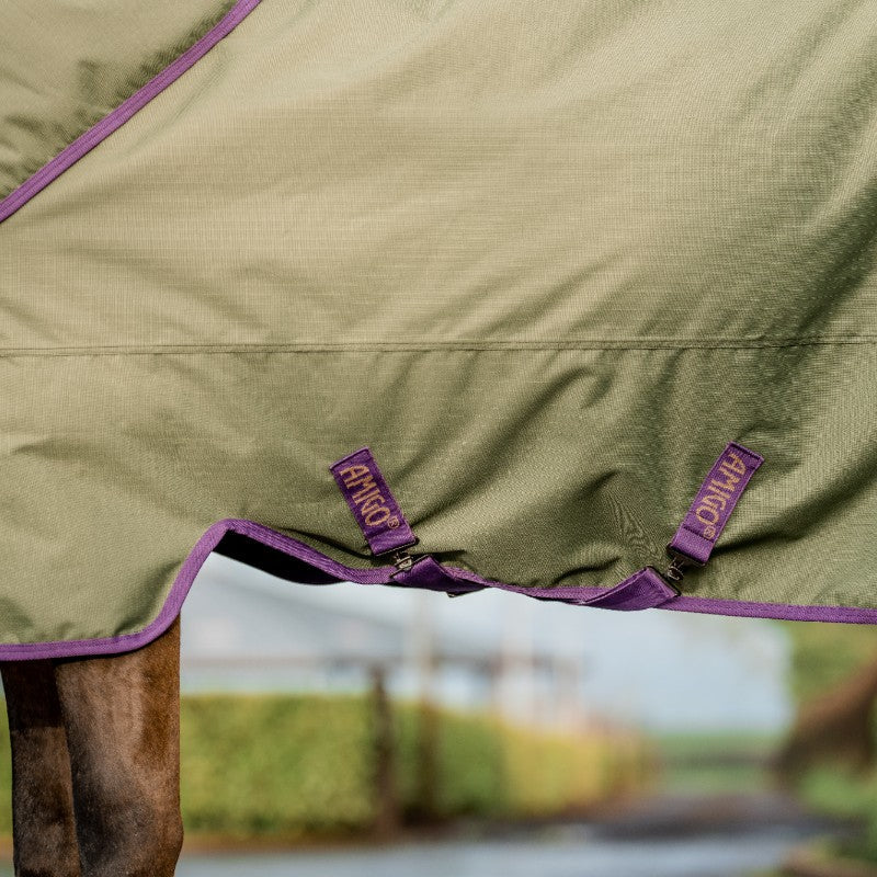 Horseware - Couverture d'extérieur Amigo Hero Ripstop Plus bramble/ winterberry 200g