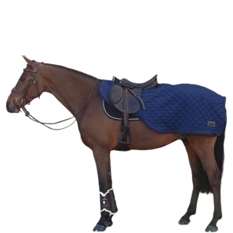 Kentucky Horsewear - Long navy loin rug 160g