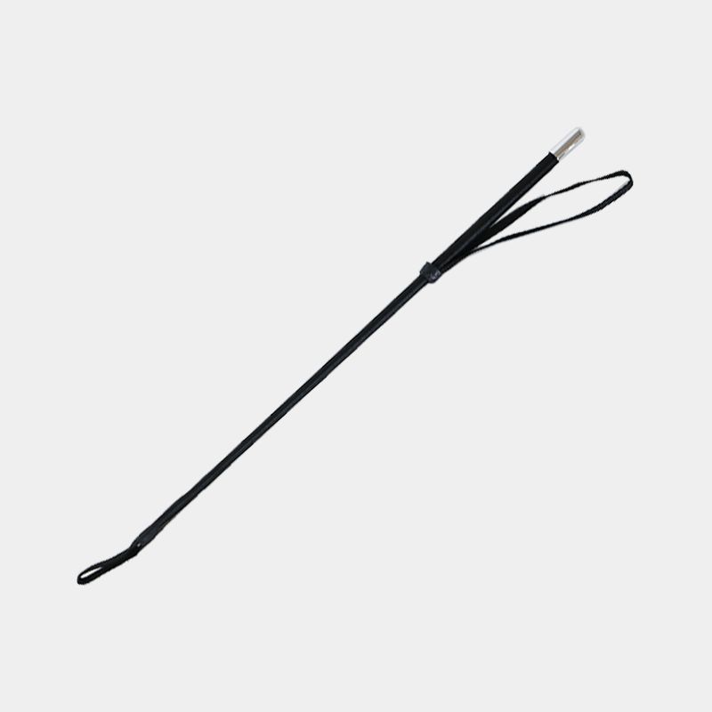 Whip&Go - Cravache fibre de verre et nylon tressé noir 61 cm | - Ohlala