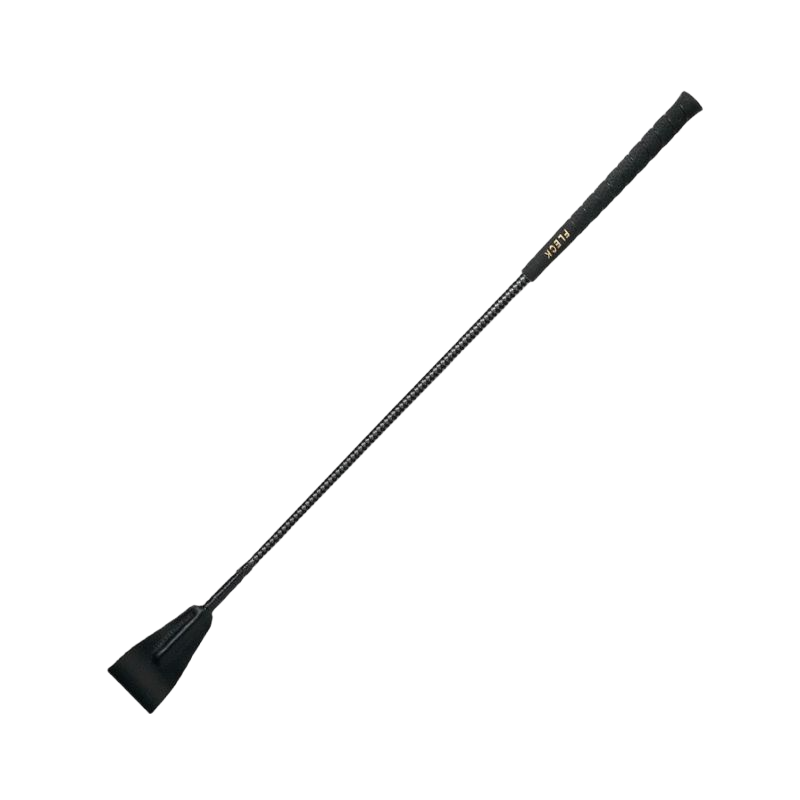 Fleck - Black/silver golf handle whip