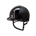 KEP - Casque d'équitation Cromo 2.0 Textile/ Polish noir visière standard | - Ohlala