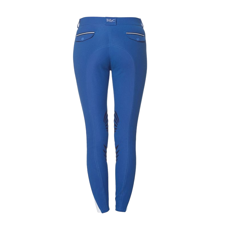 Flags & Cup - Pantalon d'équitation femme Cayenne bleu roi