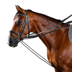 Dyon - Rênes allemandes cuir/nylon 5/8 Working by Dyon noir | - Ohlala