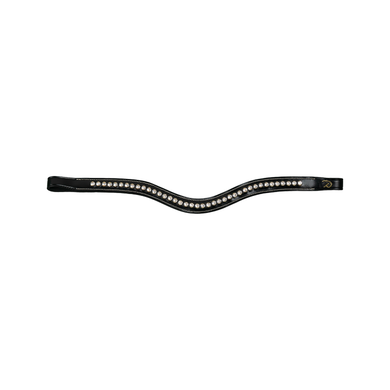 Dyon - White V Swarovski frontal from the black collection 