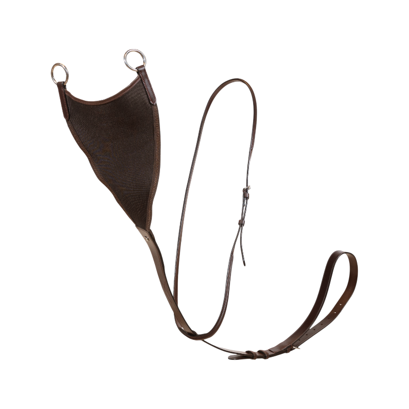 Dyon - New English collection brown elasticated bib 