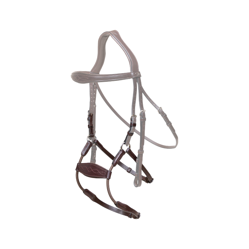 Dyon - Hybrid elastic noseband New English Collection Havana 