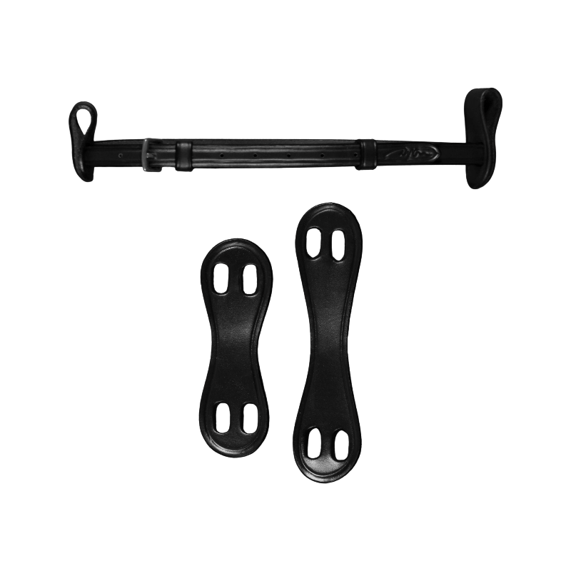 Dyon - Noseband 1/2 2 removable attachments New English Collection black | - Ohlala