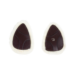 Dyon - Vegan sheepskin 5-point breastplate protection pad New English Collection brown | - Ohlala