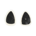 Dyon - Vegan sheepskin 5-point breastplate protection pad New English Collection black | - Ohlala