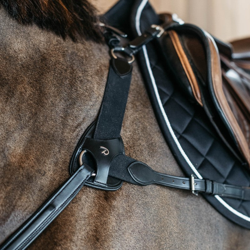 Dyon - Protective pad for 5-point hunting collar New English collection black 