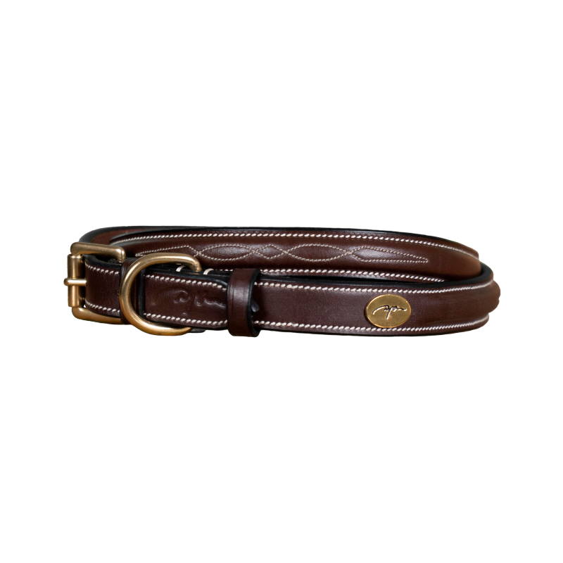 Dyon - Collier pour chien Fancy brun