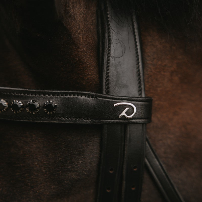 Dyon - Frontal en V Swarovski noir New English Collection noir