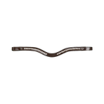 Dyon - V-Stirnband halb Swarovski New English Collection braun | - Ohlala