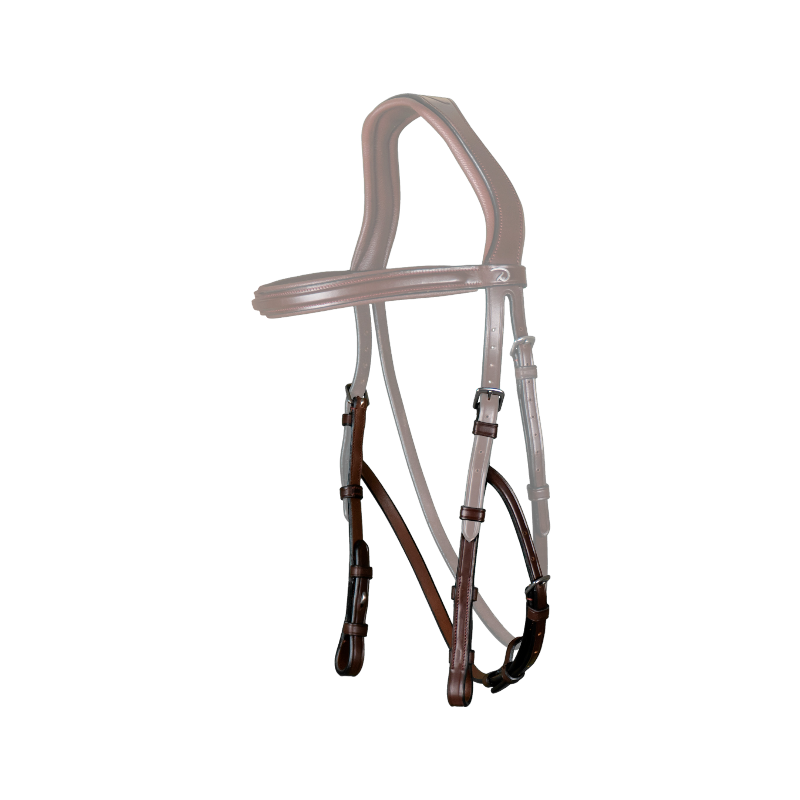 Dyon - Montants pour hackamore New English Collection brun