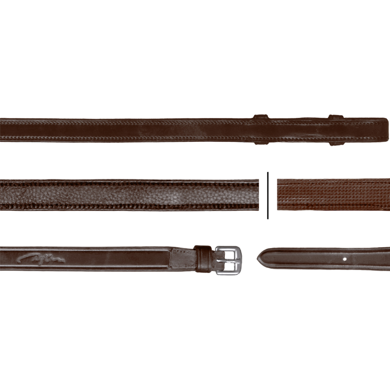 Dyon - Rênes hunter 5/8 New English Collection brun