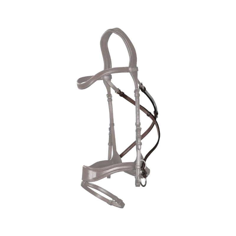 Dyon - Sous-gorge Cross Pull Strap pour bridon D Motion New English Collection brun | - Ohlala