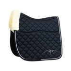 Dyon - Skin Friendly Dressage Saddle Pad black | - Ohlala