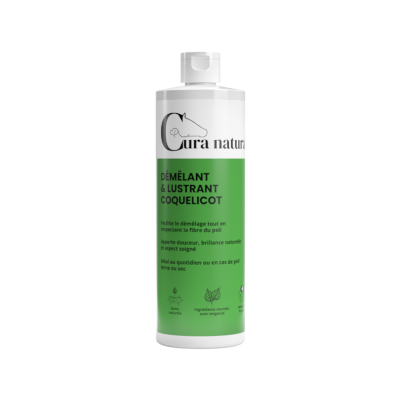 Cura Naturale - Ricarica districante e lucidante al papavero per cavalli