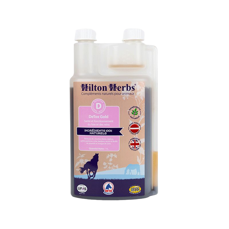 Hilton Herbs - Complément alimentaire Drainage foie reins detox gold 1L