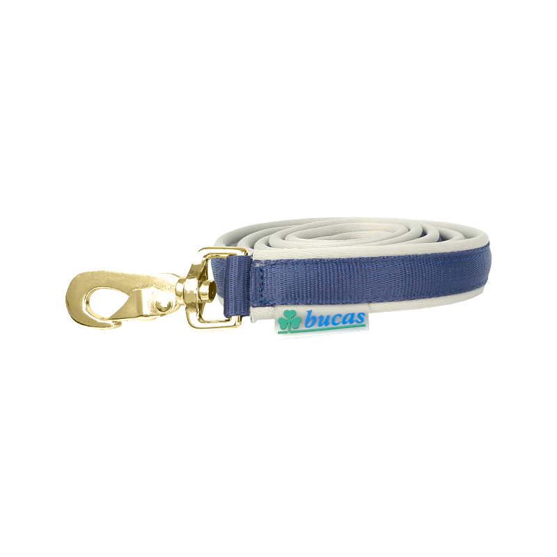 Bucas - Dublin Lead Rope Navy/ Silver