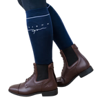 Dyon - Chaussettes d'équitation marine (x3) | - Ohlala