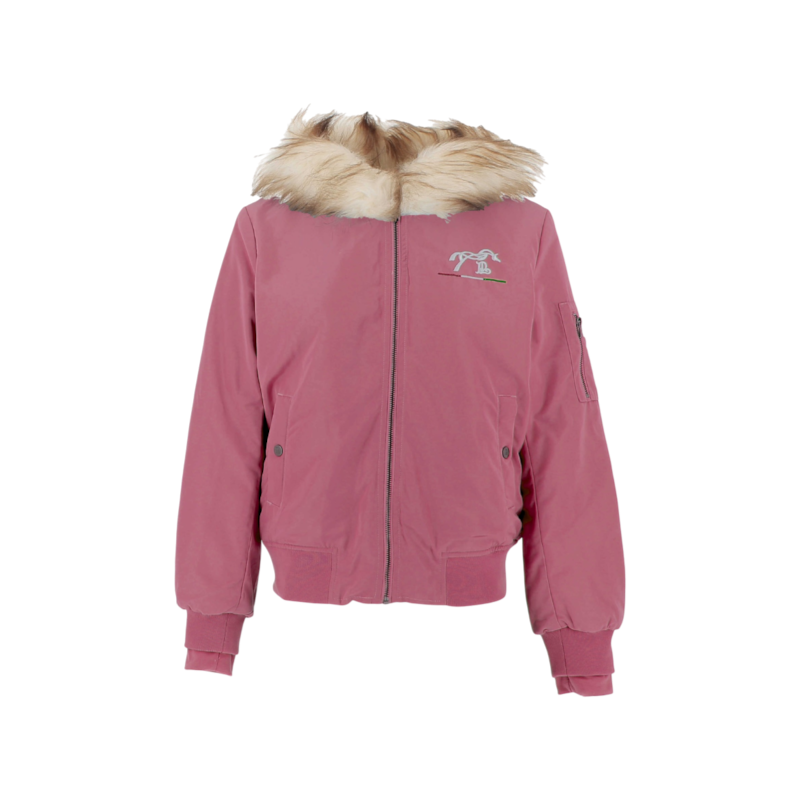 Eden by Pénélope - Bomber con cappuccio bambino Lyon rosa antico