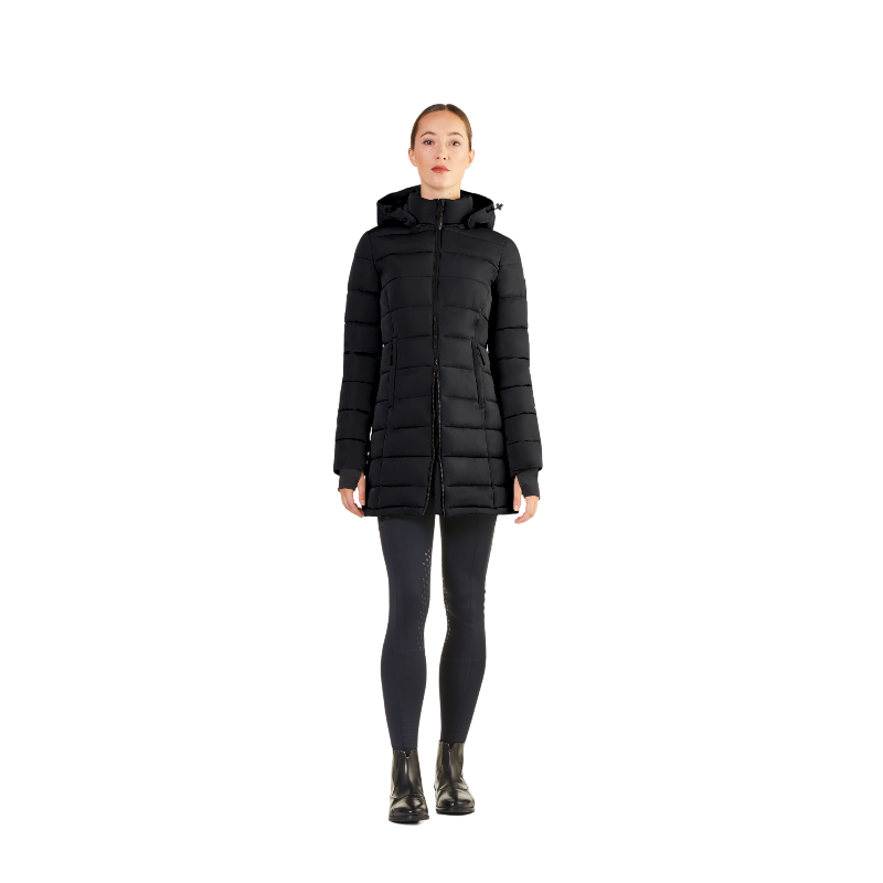 Ego7 - Parka manches longues femme Era Padded noir | - Ohlala