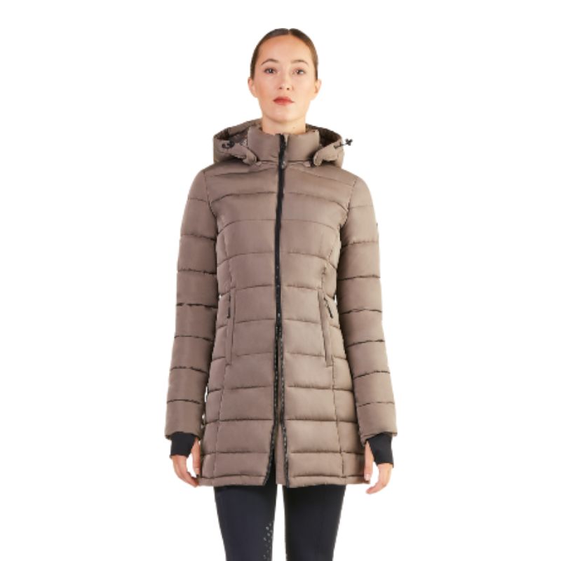 Ego7 - Parka manches longues femme Era Padded turtledove