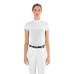 Ego7 - Polo de concours manches courtes femme Mesh blanc | - Ohlala