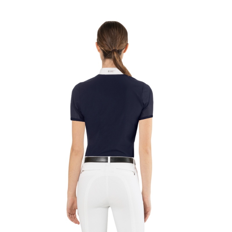 Ego7 - Polo de concours manches courtes femme Teresa marine | - Ohlala